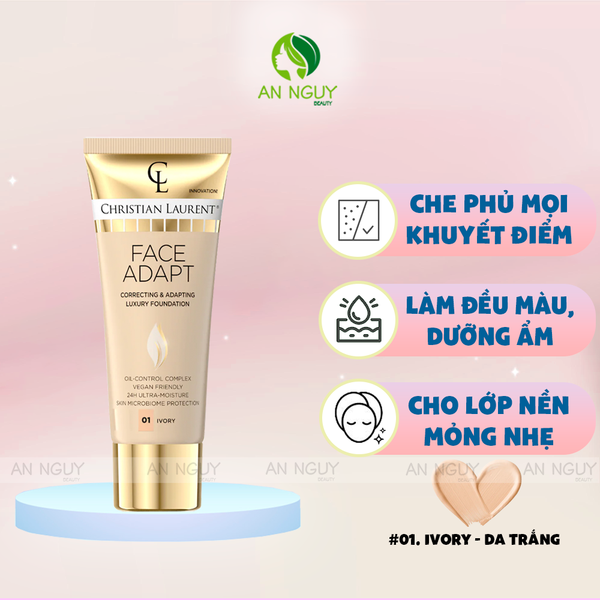 Kem Nền Christian Laurent Face Adapt Correcting & Adapting Luxury Foundation 30ml