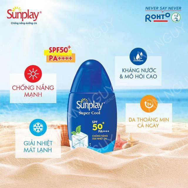 Sữa Chống Nắng Sunplay Super Cool SPF50+ PA++++ Giải Nhiệt Cho Da 30gr