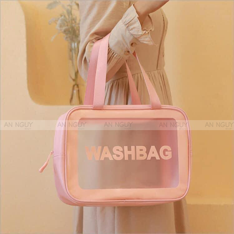 Túi Đựng Mỹ Phẩm WASH BAG - Màu Hồng