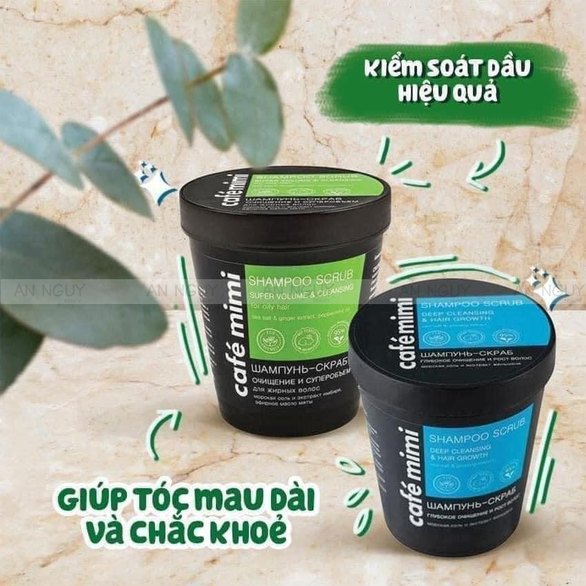 Tẩy Da Chết Cho Tóc Và Da Đầu Café Mimi 330gr