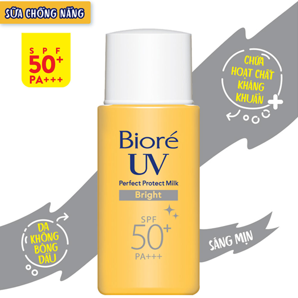 Sữa Chống Nắng Bioré UV Perfect Protect Milk SPF50+ PA+++ 25ml