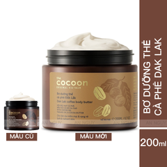 Bơ Dưỡng Thể CoCoon Chiết Xuất Cà Phê Đắk Lắk Dưỡng Ẩm, Mềm Mịn Da 200ml