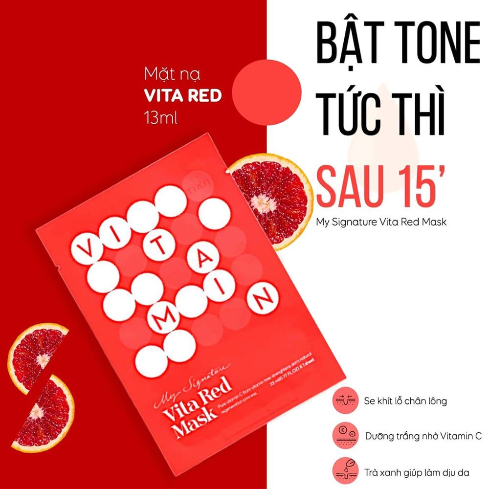 Mặt Nạ Vita Red Mask 23ml