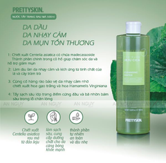 Nước Tẩy Trang PrettySkin The Pure Jeju Cica Cleansing Water Chiết Xuất Rau Má 500ml