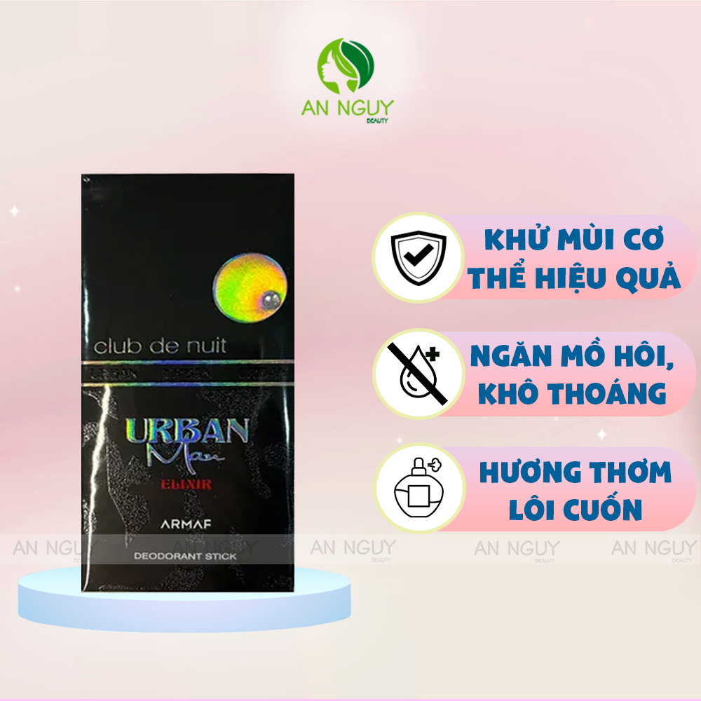 Lăn Khử Mùi Cho Nam Armaf Club De Nuit Deodorant Stick 75g