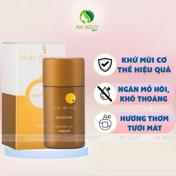 Lăn Khử Mùi Armaf Club De Nuit Deodorant Stick 75g