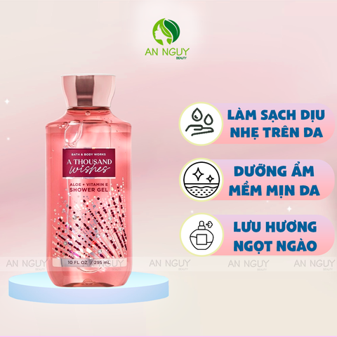 Gel Tắm Bath & Body Works Shower Gel Lưu Hương Thơm Lâu 295ml