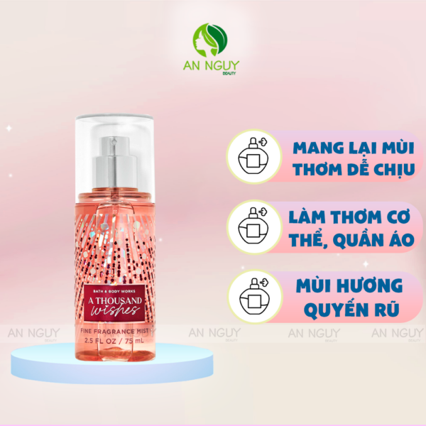 Xịt Thơm Bath & Body Works Fine Fragrance Mist 75ml