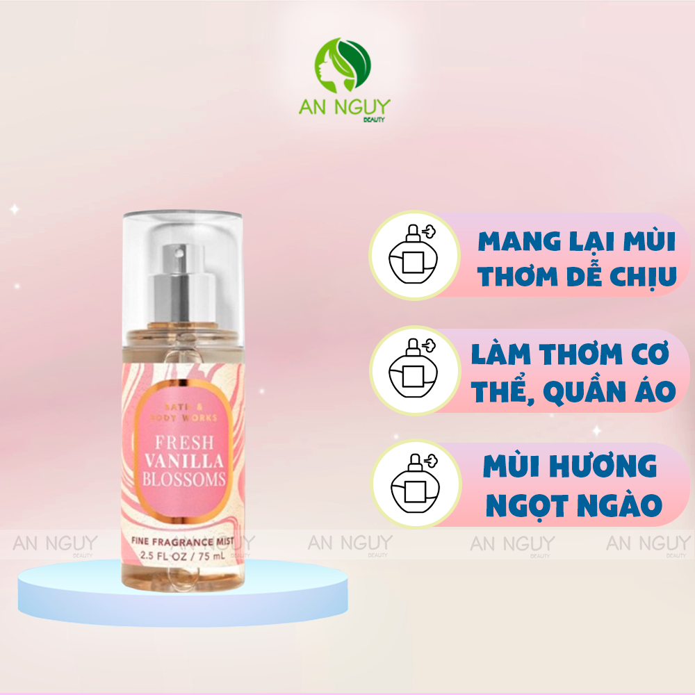 Xịt Thơm Bath & Body Works Fine Fragrance Mist 75ml