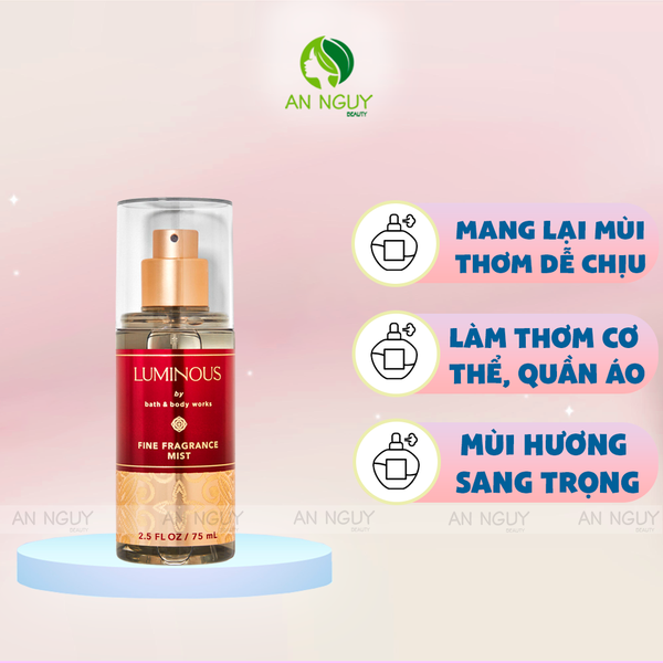 Xịt Thơm Bath & Body Works Fine Fragrance Mist 75ml