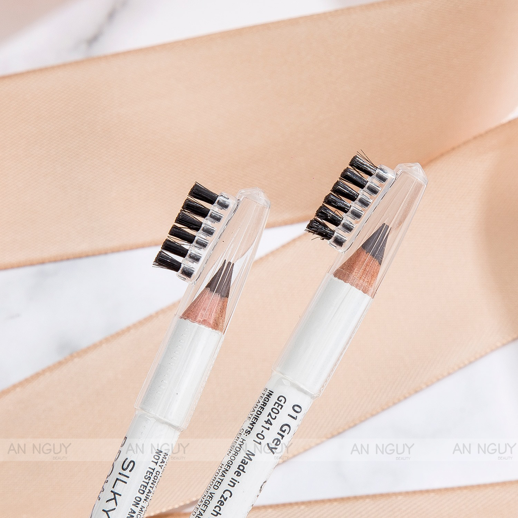 Chì Mày Kèm Chổi SilkyGirl Brow Shaper Pencil 1.14gr