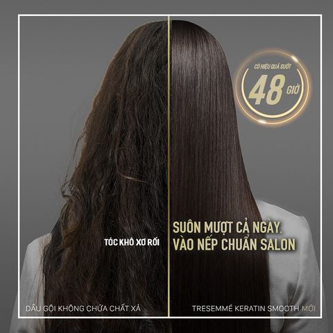 Dầu Xả TREsemmé Keratin Smooth Vào Nếp Suôn Mượt 170gr