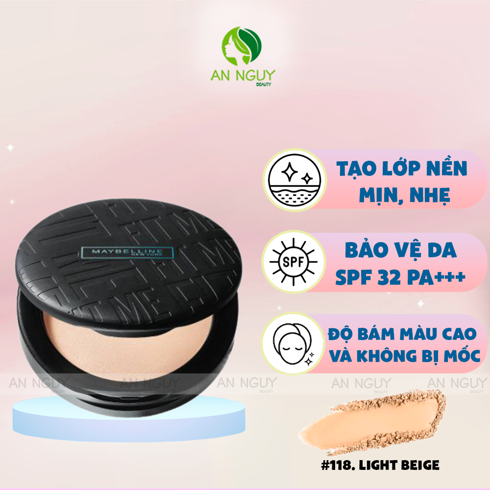 Phấn Nền Kiềm Dầu Maybelline Fit Me Compact Powder SPF32 PA+++ 6g (Mẫu Mới)