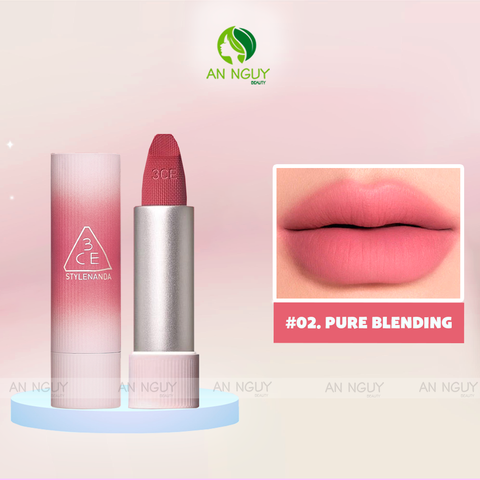 Son Thỏi Lì 3CE Cashmere Hug Lipstick 3.5g
