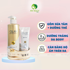 Combo 2 Món Sữa Tắm Olay Body Cellscience 500g + Sữa Dưỡng Thể Olay Body Cellscience 90g (Bản Trung)