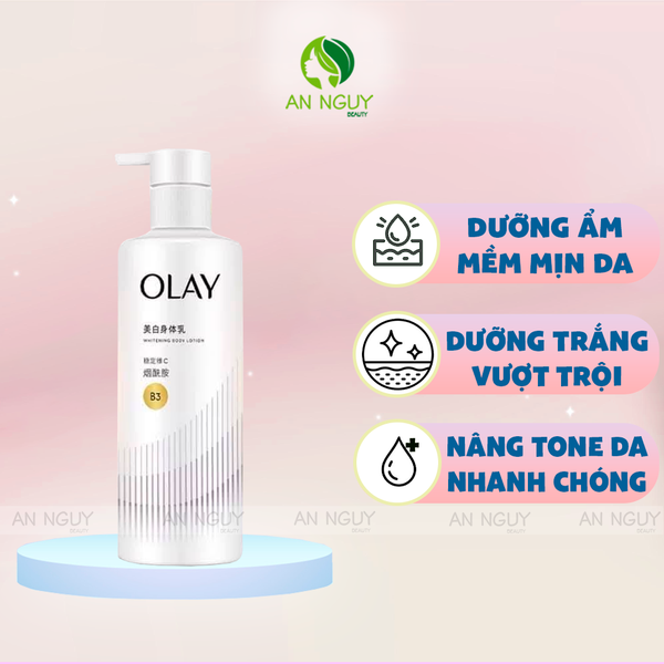 Dưỡng Thể Trắng Da Olay Body Cellscience B3 + Vitamin C Optic Glow & Radiance (Bản Trung)