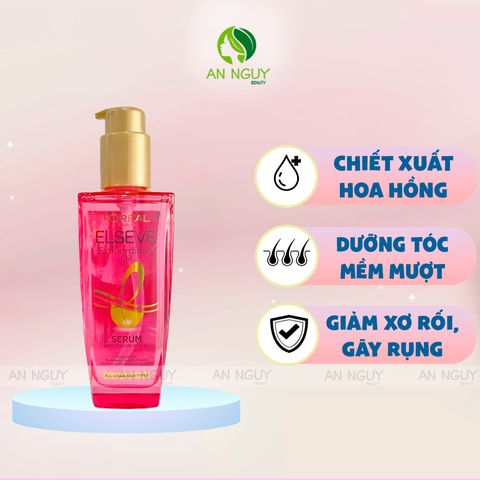 Dầu Dưỡng Tóc L’Oréal Chiết Xuất Hoa Hồng Elseve Extraordinary Oil Serum With French Rose Oil