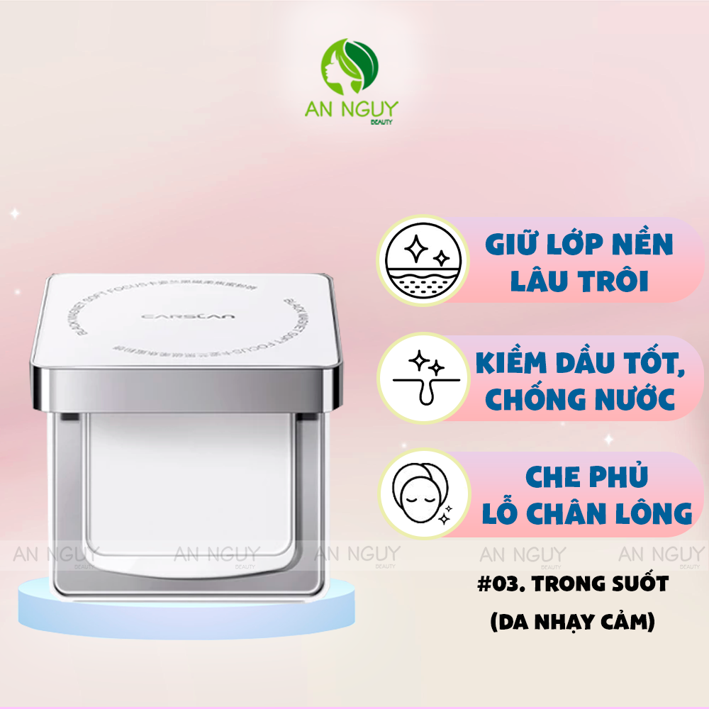 Phấn Carslan Black Magnet Soft Focus Powder 8g (Bản Nâng Cấp 2.0)