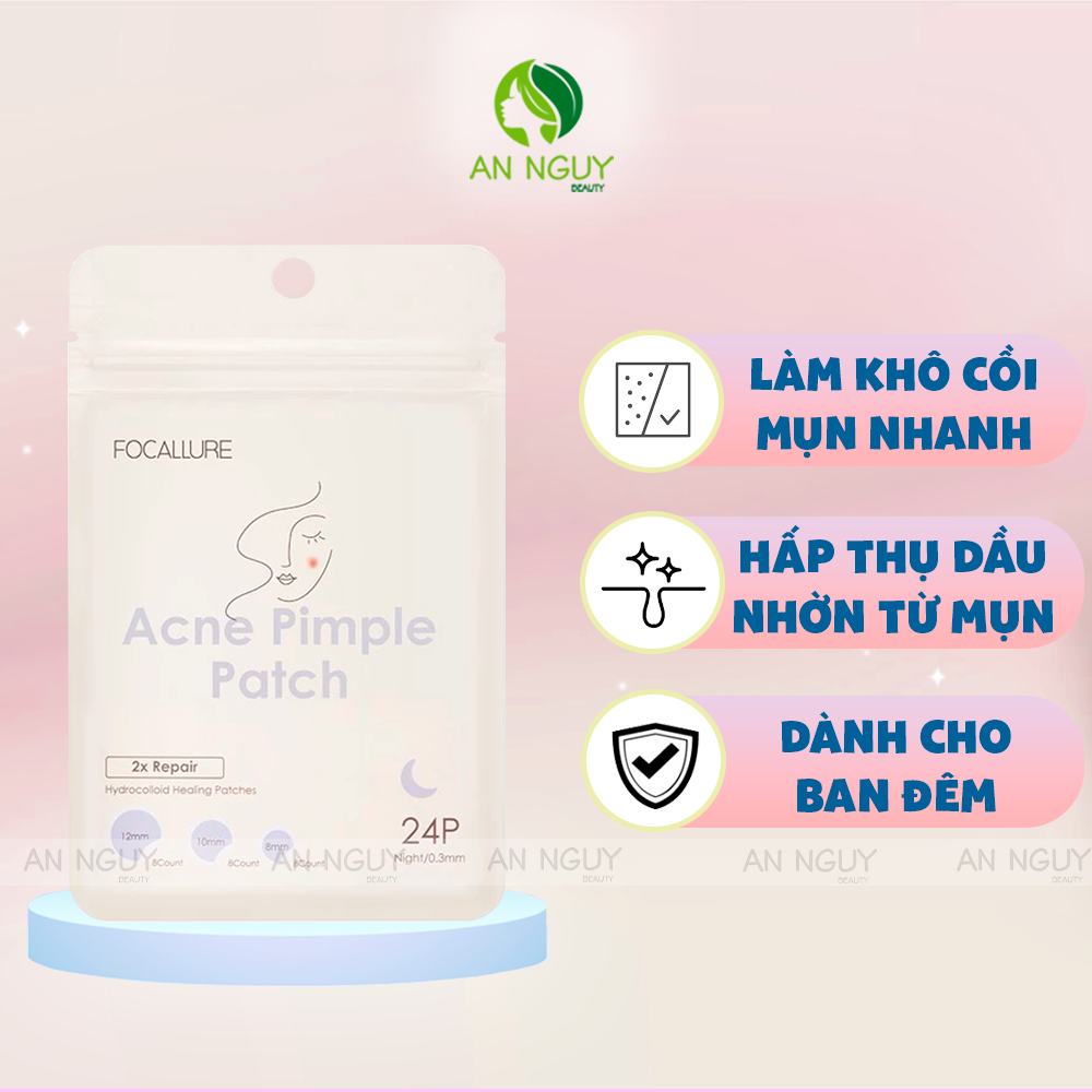 Miếng Dán Mụn Focallure Acne Pimple Patch 24 Miếng FA186