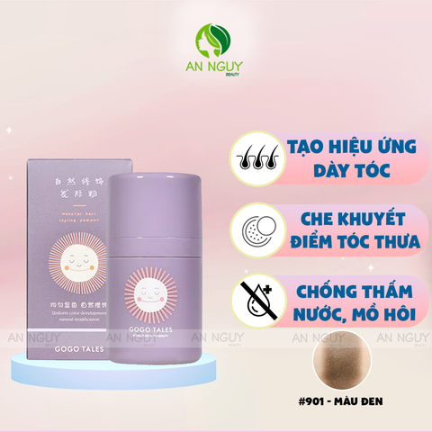 Bột Che Khuyết Điểm Tóc GOGO TALES Natural Hair Styling Powder 7.3gr