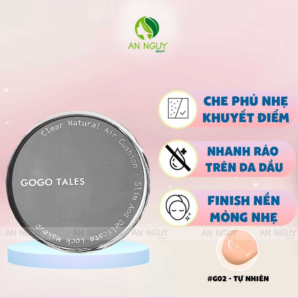 Phấn Nước GOGO TALES Naked Fog And Foggy Coke Air Cushion (13g x 2)