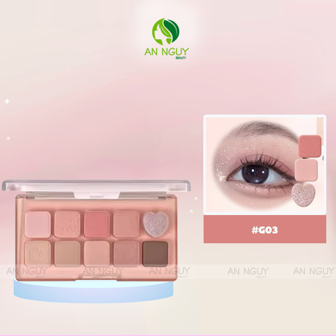 Bảng Phấn Mắt 10 Ô Gogo Tales Sweet Misty Eyeshadow Pallete 12g