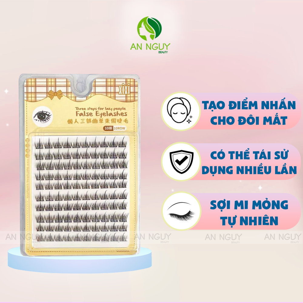 Lông Mi Giả Cụm Rời Tự Nhiên Nhiều Mẫu