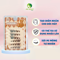 Lông Mi Giả Cụm Rời Tự Nhiên Nhiều Mẫu