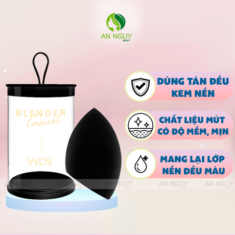 Bông Mút Vacosi Blender Crucial (Màu Đen)