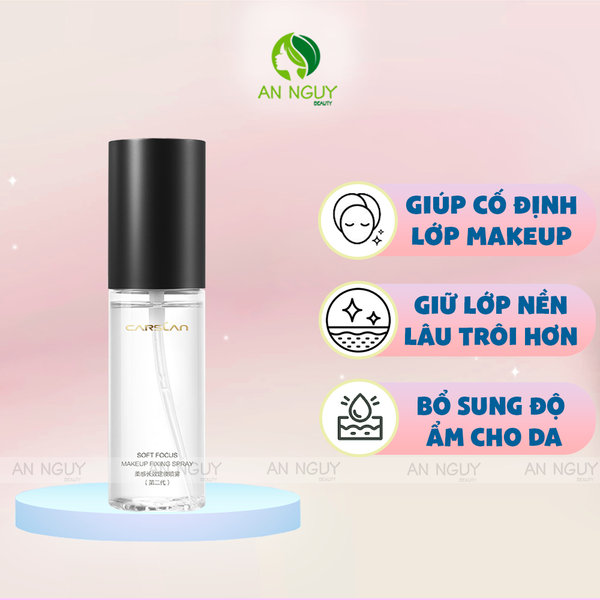 Xịt Khóa Nền Carslan Soft Focus Makeup Fixing Spray Giữ Makeup Lâu Trôi 50ml