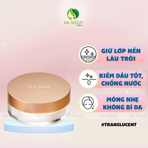 Phấn Phủ Dạng Bột Pramy Sheer Translucent Loose Powder Kiềm Dầu 8g