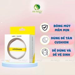 Bộ 3 Bông Phấn Tán Nền Lemonade Cushion Puff Set