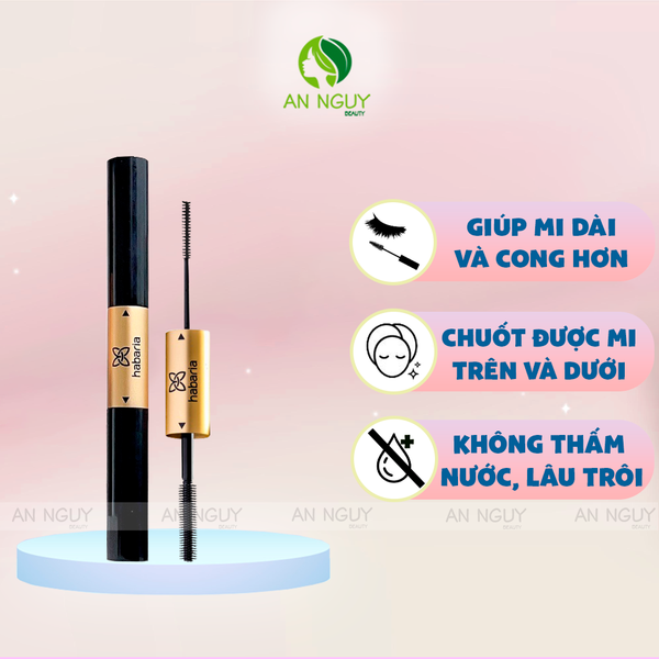 Chuốt Mi 2 Đầu Habaria Pro Long Curly Mascara (4g x 2)