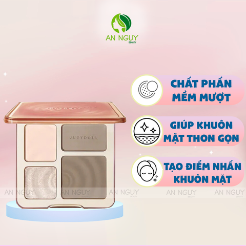 Phấn Bắt Sáng Và Tạo Khối Judydoll Highlight & Contour 9g