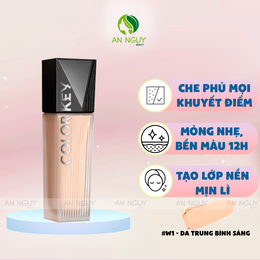 Kem Nền Colorkey Long Lasting Flawless Liquid Foundation Mỏng Nhẹ, Lâu Trôi 30g