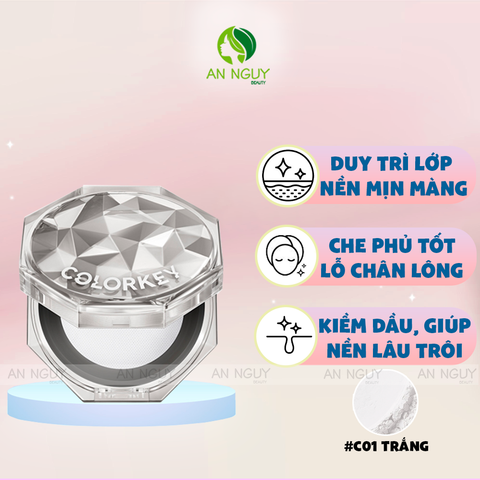 Phấn Phủ Dạng Bột Colorkey Lasting Naturally Occurring Loose Powder