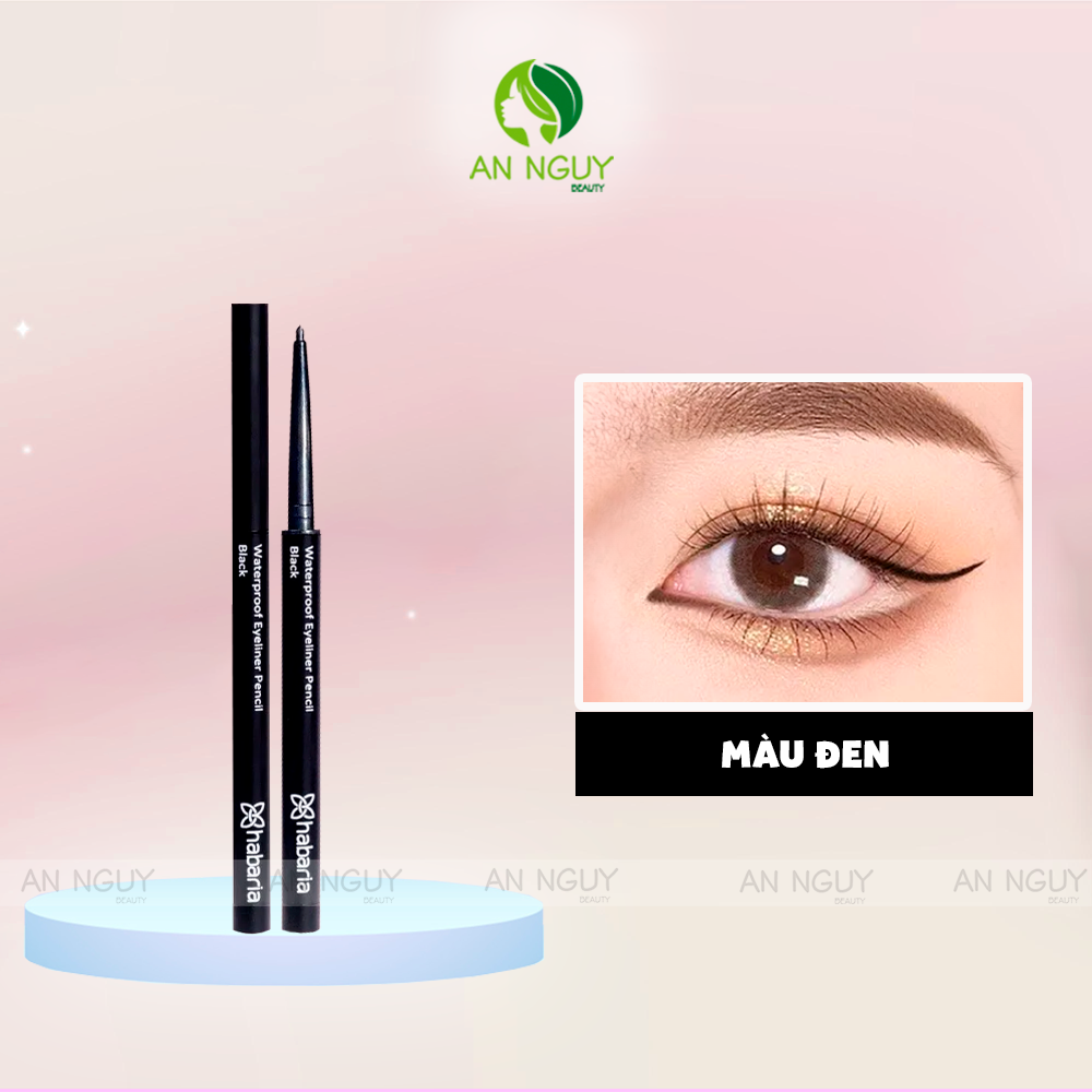 Chì Sáp Kẻ Mắt Habaria Waterproof Eyeliner Pencil 0.2g