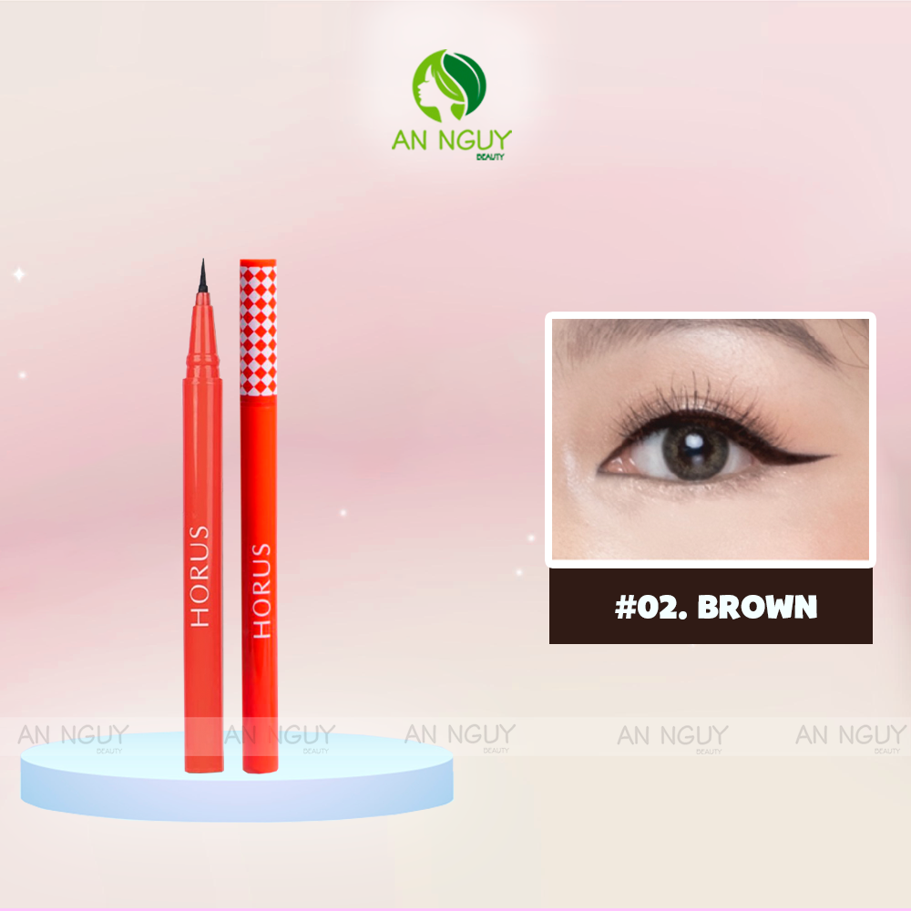 Bút Kẻ Mắt Horus Waterproof Eyeliner Đầu Bút Siêu Mảnh, Dễ Thao Tác 0.5gr