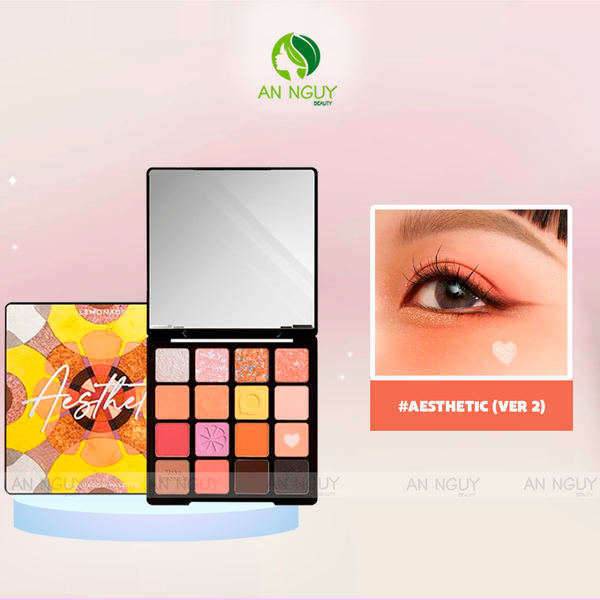 Bảng Phấn Mắt 16 Ô Lemonade Aesthetic Eyeshadow Palette 20.8g (Version 2)