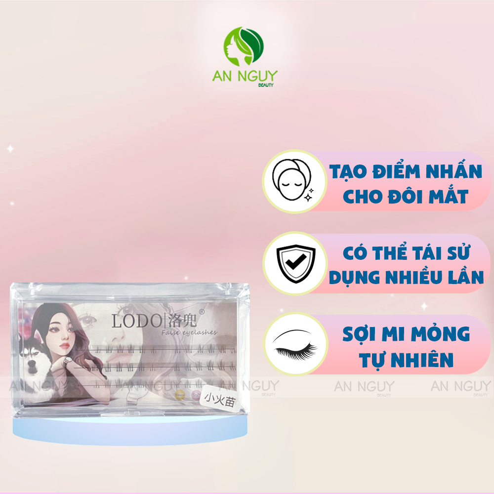 Lông Mi Giả Cụm Rời Tự Nhiên Nhiều Mẫu