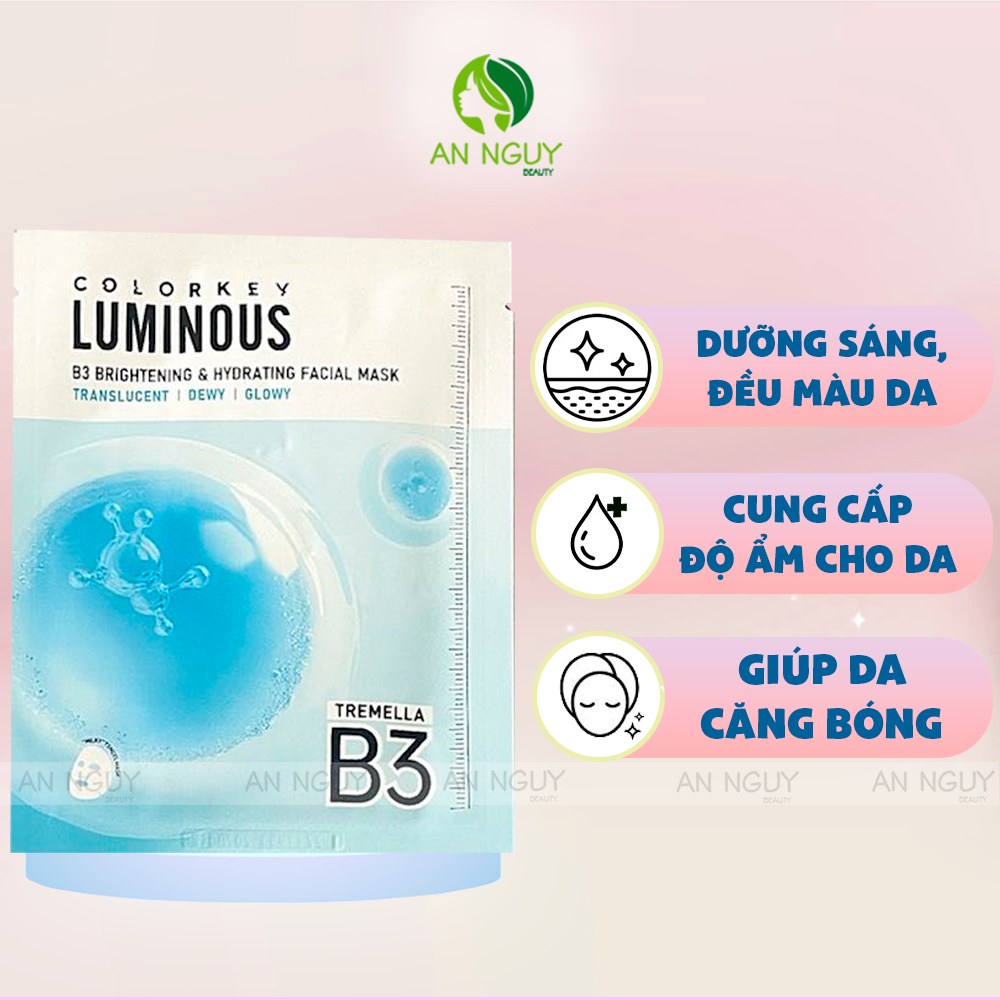 Mặt Nạ Colorkey Luminous B3 Facial Mask 30ml
