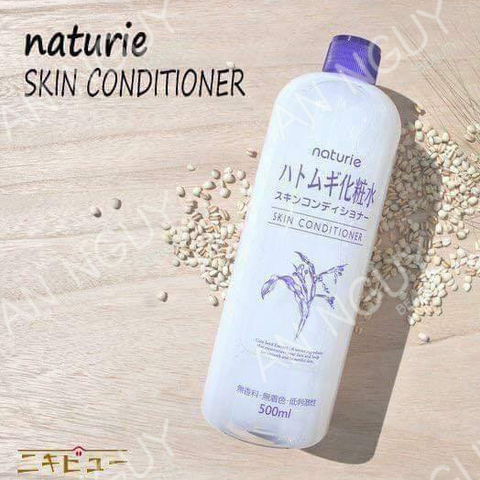 Nước Hoa Hồng Hatomugi Naturie Skin Conditioner Chiết Xuất Từ Cây Hạt Ý Dĩ 500ml