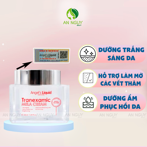 Kem Dưỡng Angel's Liquid Tranexamic Mela Cream Mờ Thâm Nám Chuyên Sâu 50ml