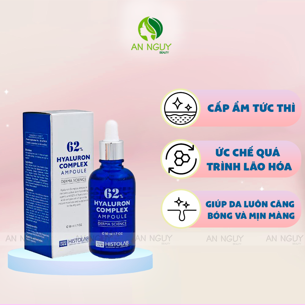Tinh Chất Histolab Hyaluron Complex Ampoule 62 Dưỡng Ẩm Da 50mlTinh