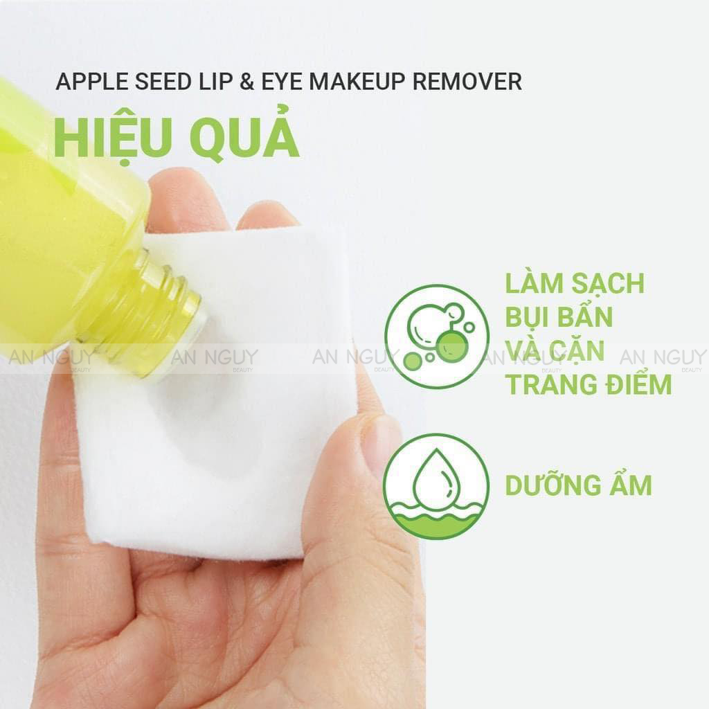 Nước Tẩy Trang Mắt Môi Innisfree Apple Seed Lip & Eye Remover 100ml