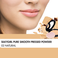 Phấn Phủ Trang Điểm SilkyGirl Pure Smooth Pressed Powder SPF20 Mịn Da 10g