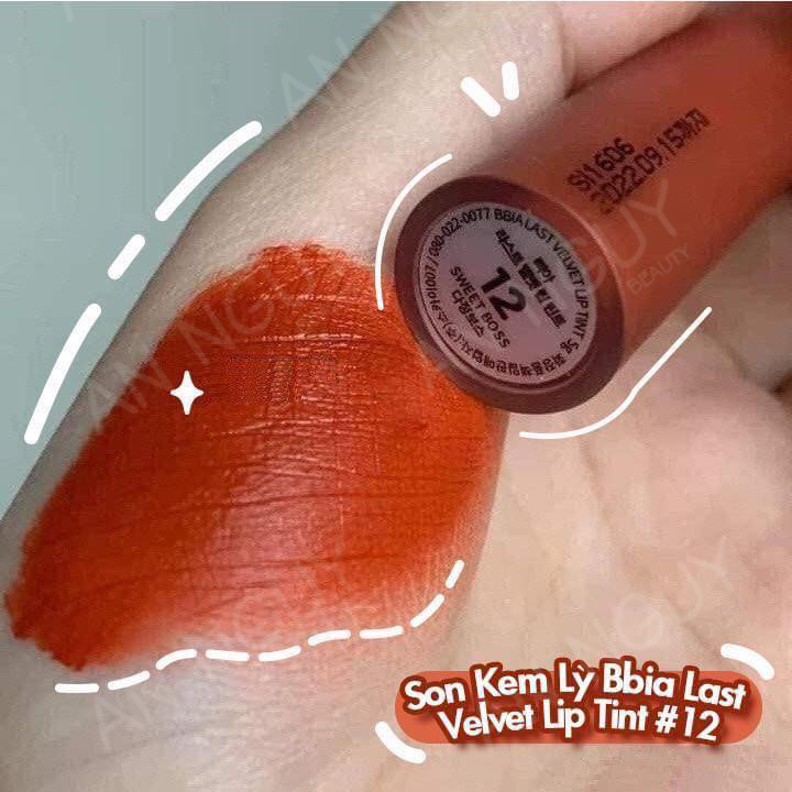 Son Kem Bbia Last Velvet Lip Tint (Version 3) 5gr