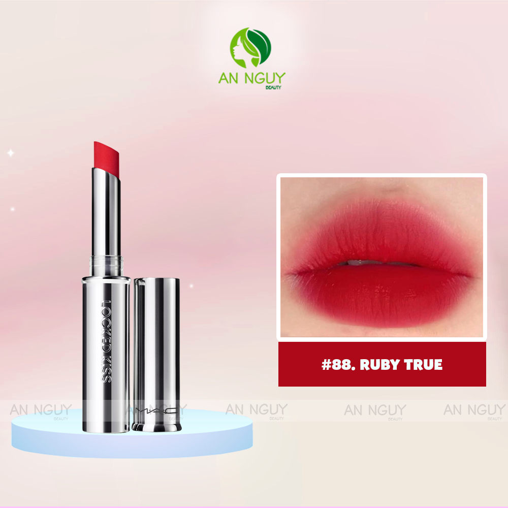 Son Thỏi MAC Locked Kiss 24hr Lipstick 1.8g