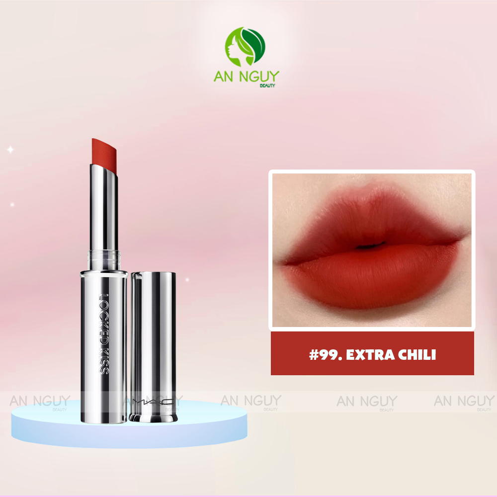 Son Thỏi MAC Locked Kiss 24hr Lipstick 1.8g