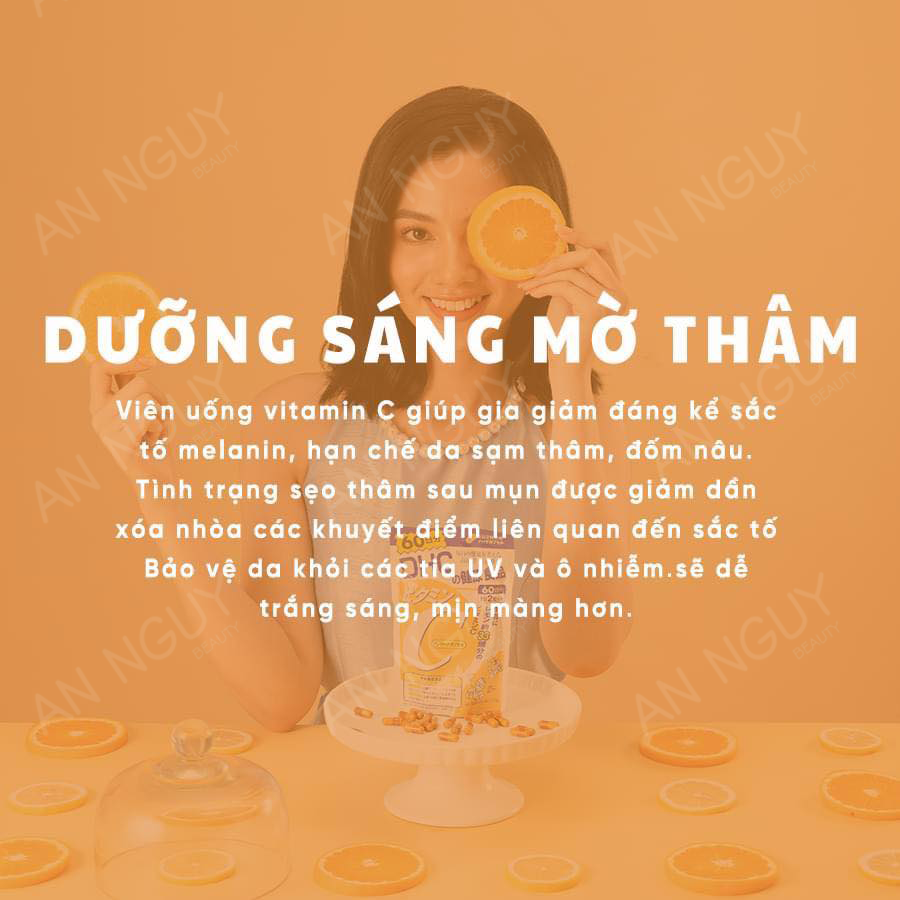 Viên Uống DHC Bổ Sung Vitamin C Dưỡng Sáng Da, Tăng Đề Kháng